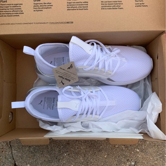 PUMA white running shoes - Picture 4 of 6